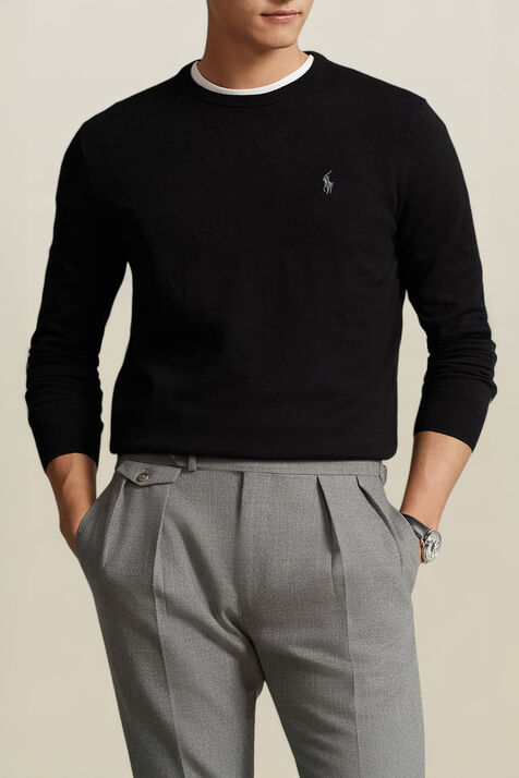 סריג כותנה סלים פיט POLO RALPH LAUREN