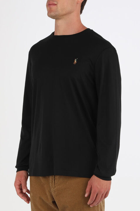 חולצת טי סלים מכותנה POLO RALPH LAUREN