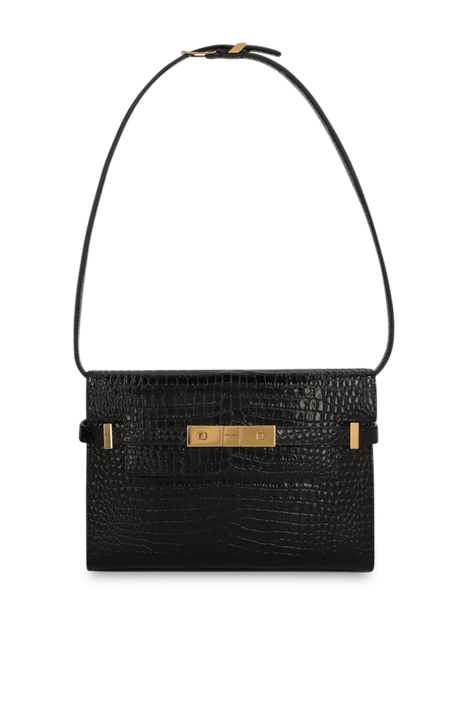 תיק מנהטן קרוקו סמול SAINT LAURENT