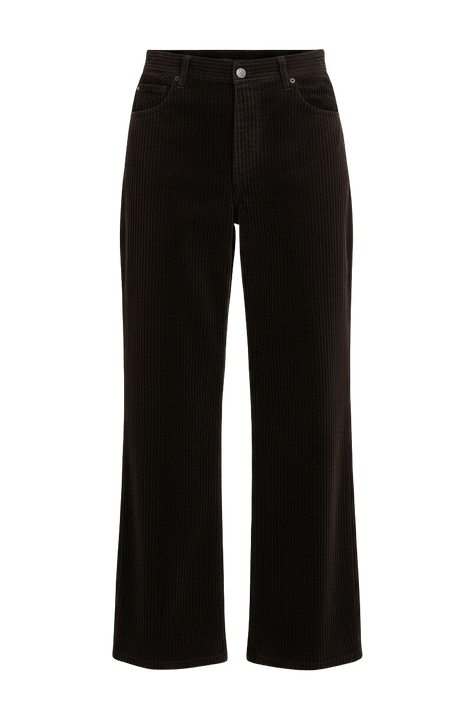 מכנסי קורדרוי רחבים