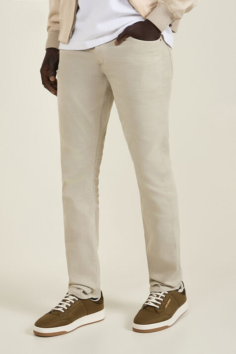 מכנסי ג'ינס קורדרוי בגזרת סלים