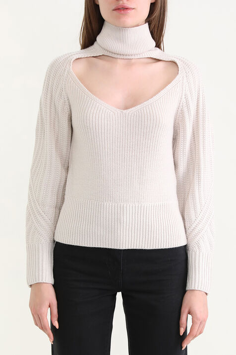 חולצה ארוכה מצמר עם קאט אאוט IRO