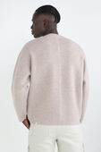 תמונת דוגמן אחורית של Alpaca Wool-Blend Crewneck Sweater