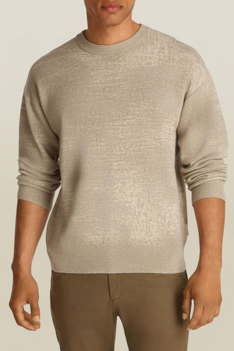 סריג עם צווארון מעוגל CALVIN KLEIN