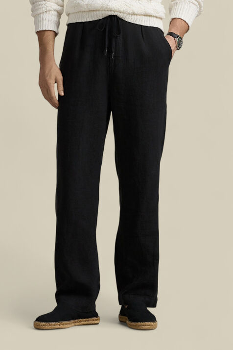 מכנסיים ארוכים מפשתן POLO RALPH LAUREN