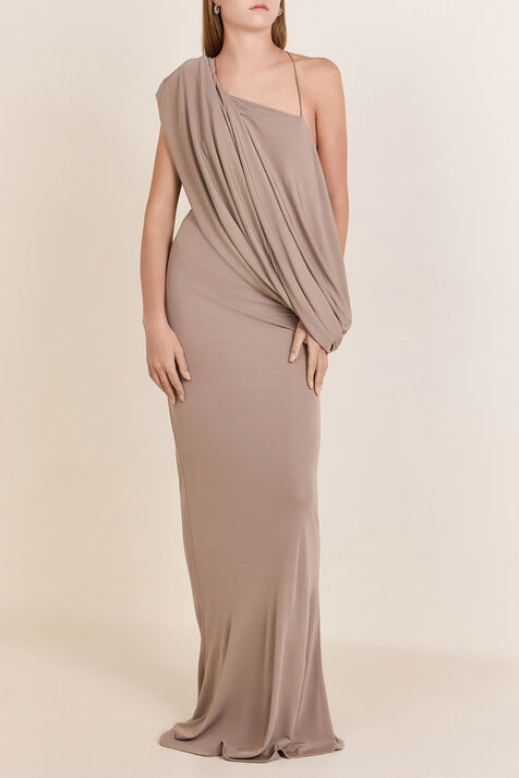 שמלת מקסי א-סמטרית CHRISTOPHER ESBER