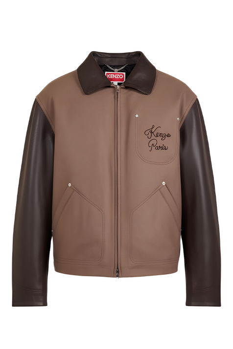 ז'קט צמר ועור KENZO
