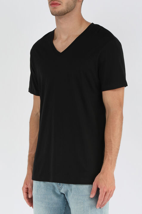 חולצת וי שחורה ARMANI EXCHANGE