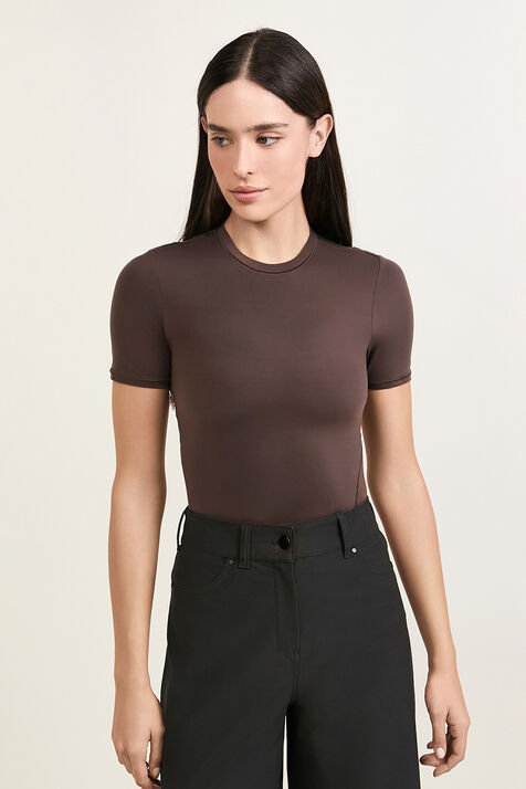 Nulu Short-Sleeve Crew Thong Bodysuit LULULEMON