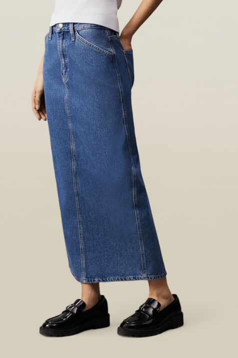 חצאית מקסי עם שסע CALVIN KLEIN