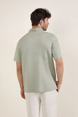 תמונת דוגמן אחורית של Cotton Pique Short-Sleeve Polo Shirt