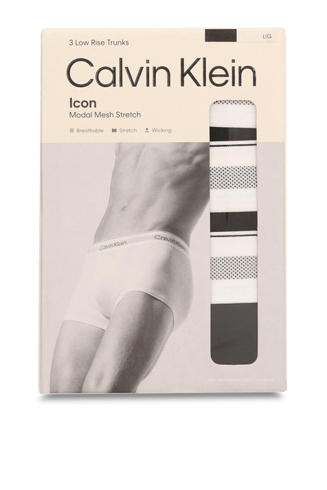 מארז שלושה תחתוני טראנק - גזרה נמוכה CALVIN KLEIN