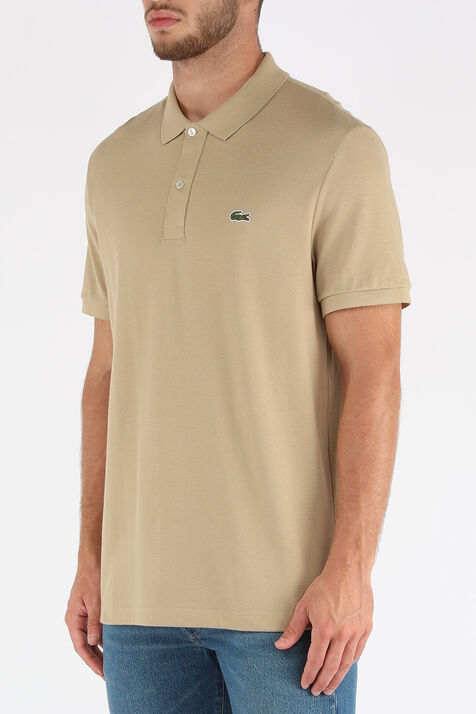 חולצת פולו קצרה עם לוגו תנין רקום LACOSTE