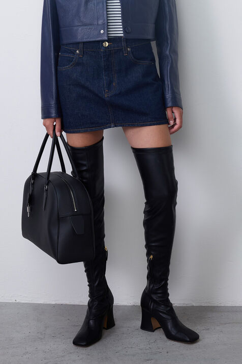 חצאית מיני ג'ינס