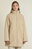 תמונת דוגמן קידמית של Hooded Mid-Length Utility Jacket