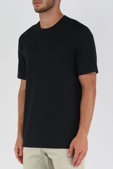 חולצת טי קצרה בכחול כהה BOSS