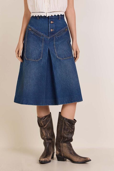 חצאית ג'ינס