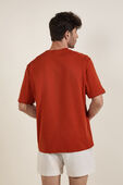 תמונת דוגמן אחורית של Heavyweight Cotton Jersey T-Shirt