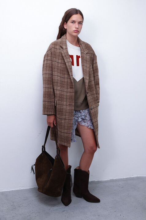 סווטשירט עם צווארון מעוגל ISABEL MARANT