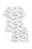 תמונה קידמית של סט פיג'מה קצר - גילאים 2-5 שנים