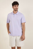 תמונת דוגמן קידמית של Cotton Pique Short-Sleeve Polo Shirt