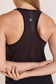 תמונת תקריב דוגמן של Swiftly Mesh-Back Tank