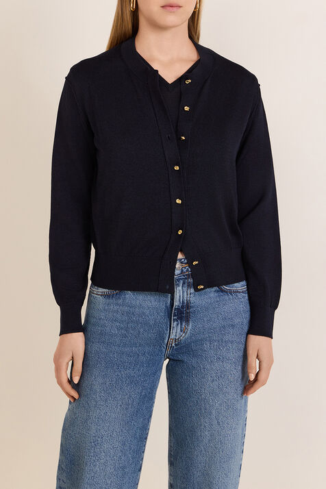 סט קרדיגן ואפודה