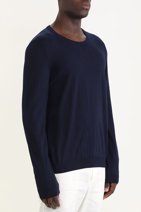 חולצת סריג ארוכה מצמר BOSS