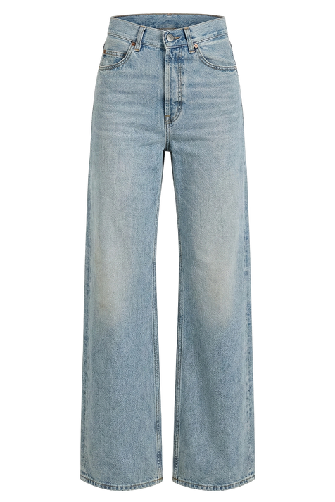 מכנסי ג'ינס בגזרה ישרה SAINT LAURENT