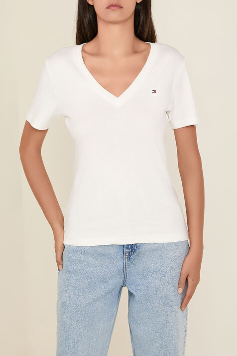 חולצת טי סלים TOMMY HILFIGER