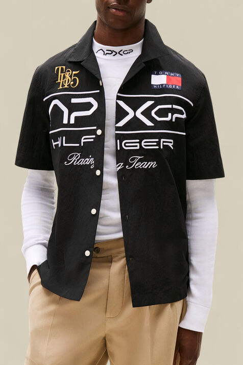 טומי הילפיגר X סרט פורמולה 1 חולצת כפתורים TOMMY HILFIGER