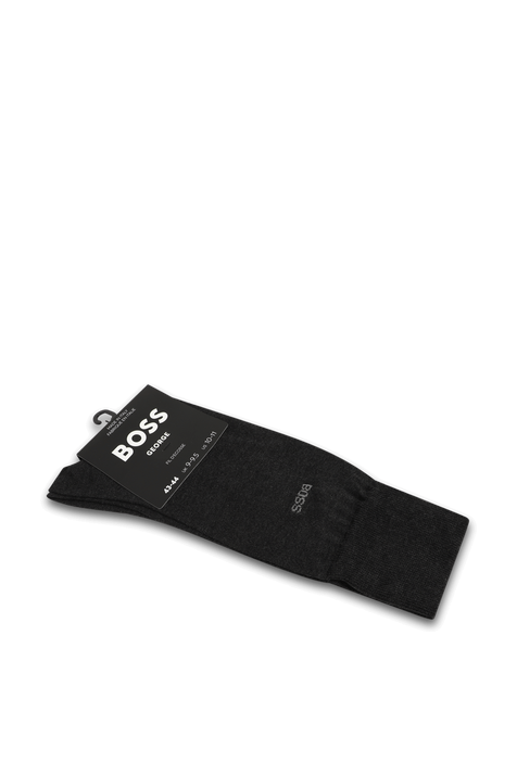 זוג גרביים שחורים עד הברך BOSS