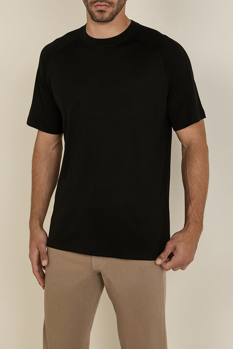 חולצה קצרה מצמר ZEGNA