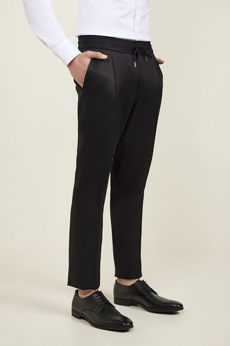 מכנסי ג'וג ארוכים במראה מחויט HUGO