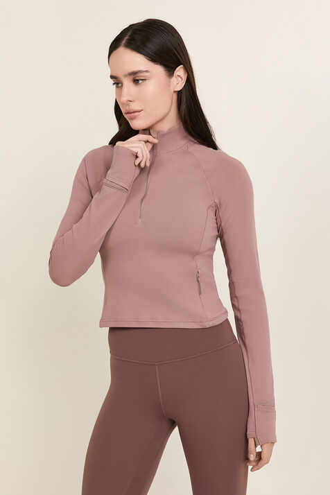 It`s Rulu Run Cropped Half Zip LULULEMON