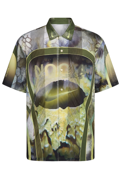 נייקי X סטוסי חולצת כפתורים רשת NIKE