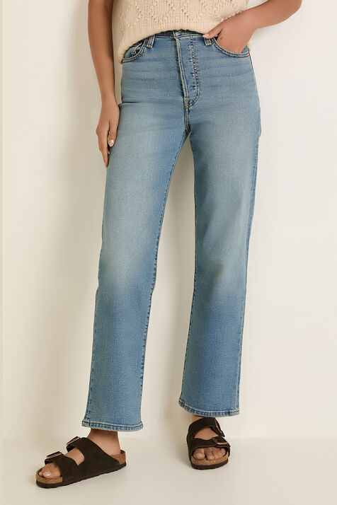 מכנסי ג'ינס ריבקאג' בגזרה ישרה LEVI`S