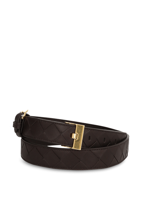 חגורת עור קלועה