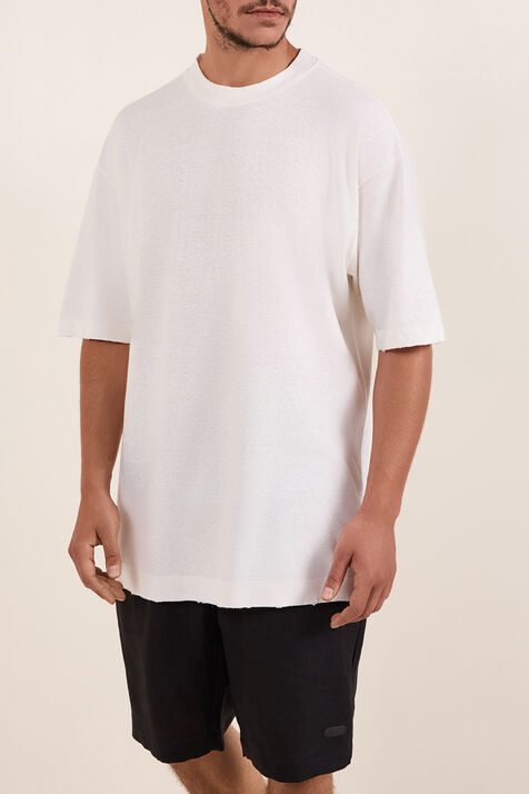 חולצת טי בגזרה משוחררת BALR