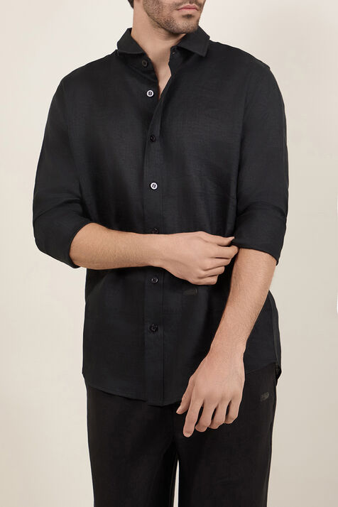 חולצת כפתורים מפשתן BALR