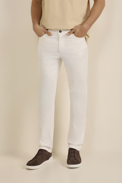 מכנסי ג'ינס בגזרה ישרה ZEGNA