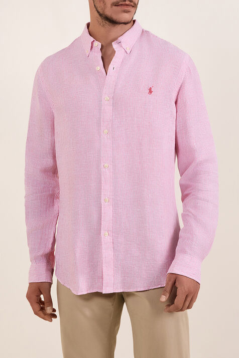 חולצת כפתורים מפשתן POLO RALPH LAUREN