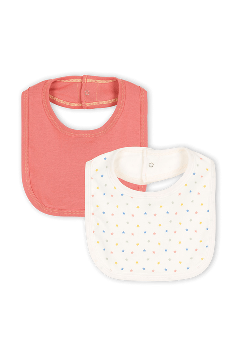 מארז שני סינרים בגווני ורוד ולבן PETIT BATEAU