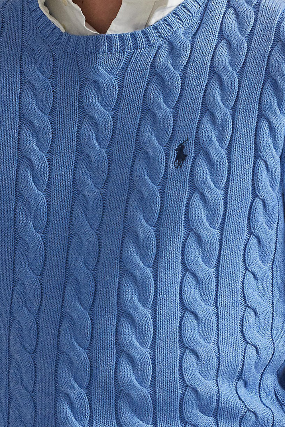 תמונת תקריב דוגמן של סריג כותנה