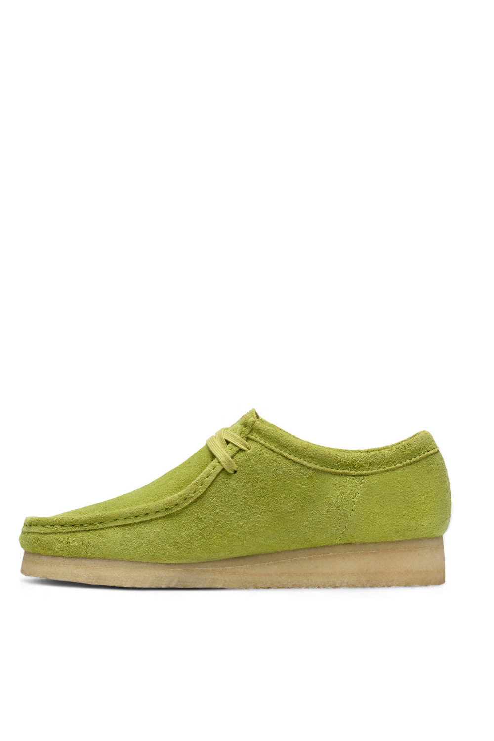 תמונה אחורית של נעלי מוקסינים סוויד