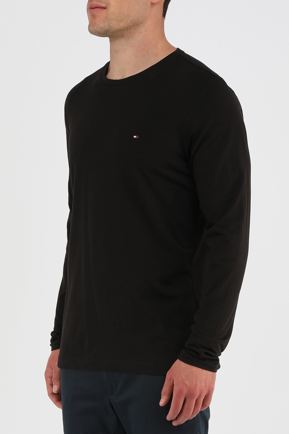 tommy hilfiger slim fit long sleeve t shirt