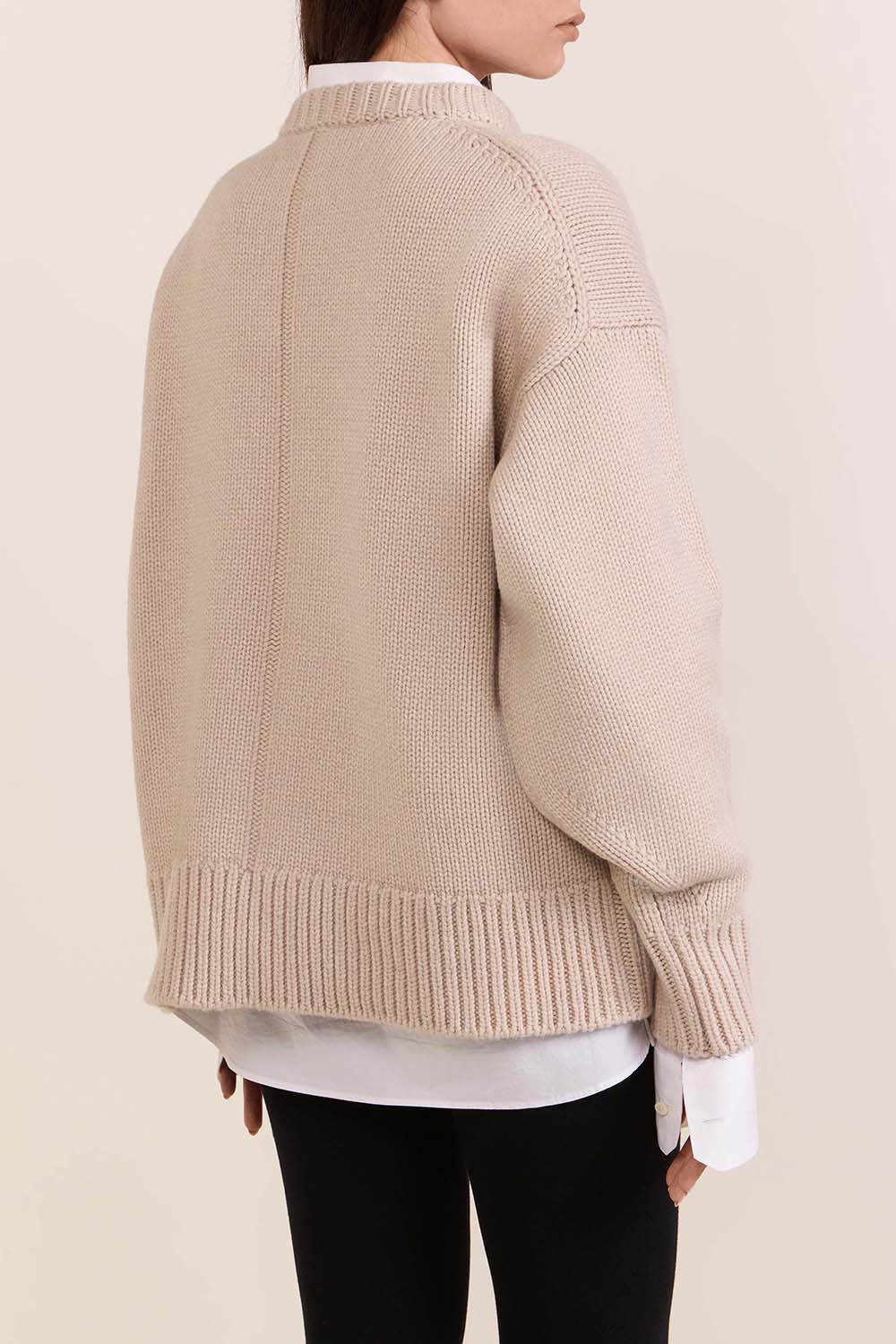 תמונת דוגמן אחורית של סריג קשמיר