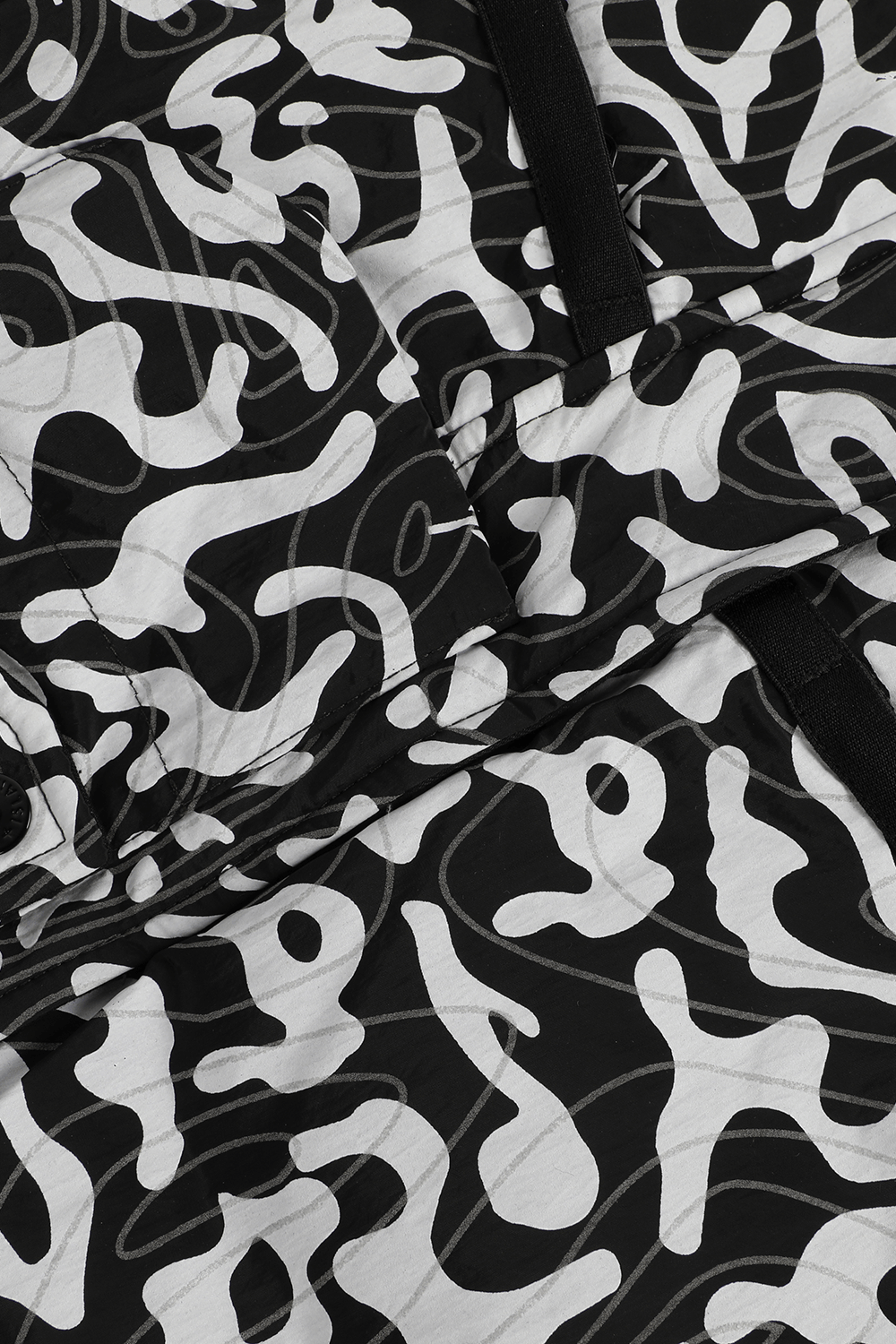 תמונה אחורית של גיל 14 מעיל קפוצ'ון עם הדפס זוהר בחושך