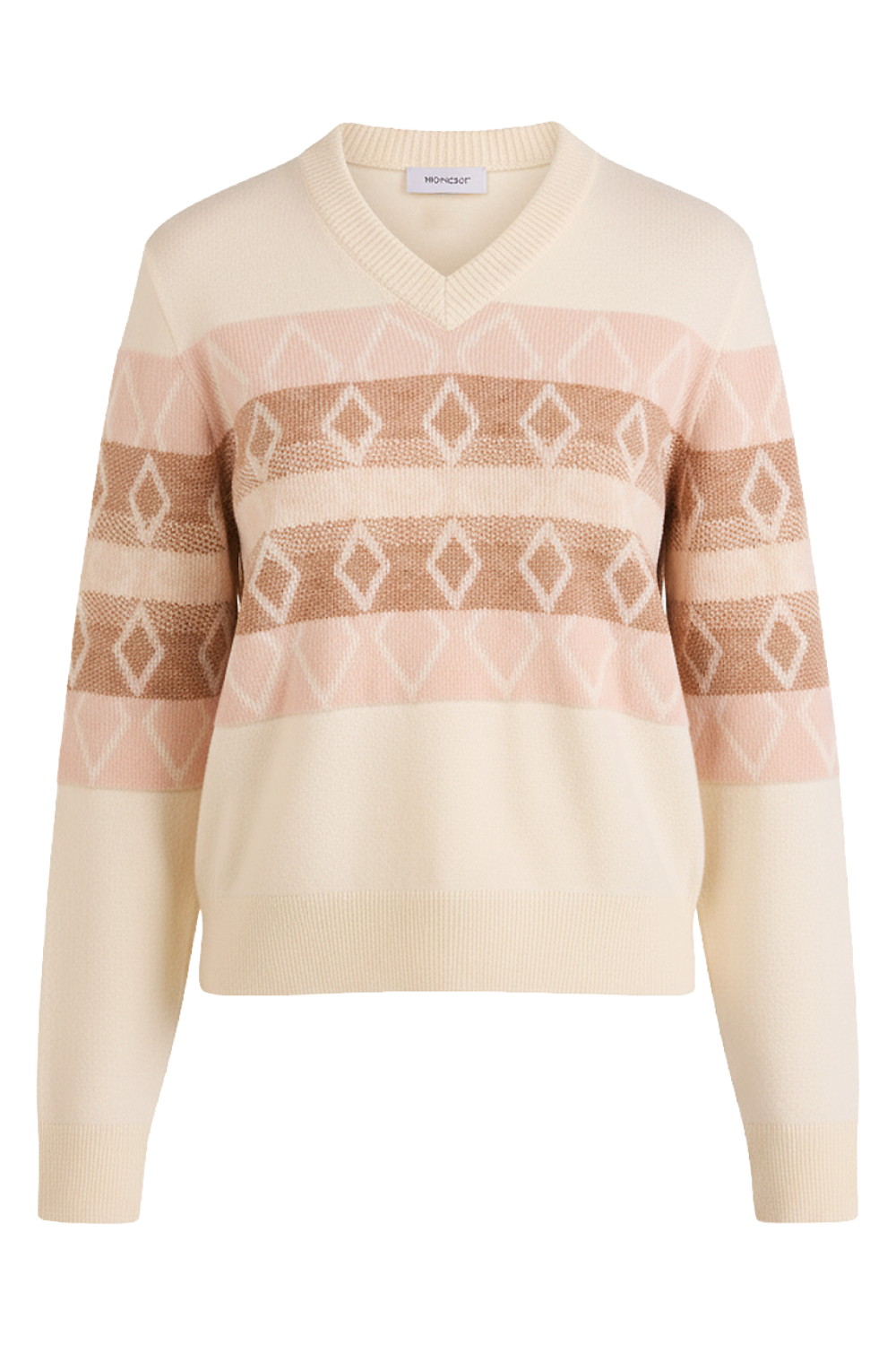 תמונה קידמית של סריג צמר