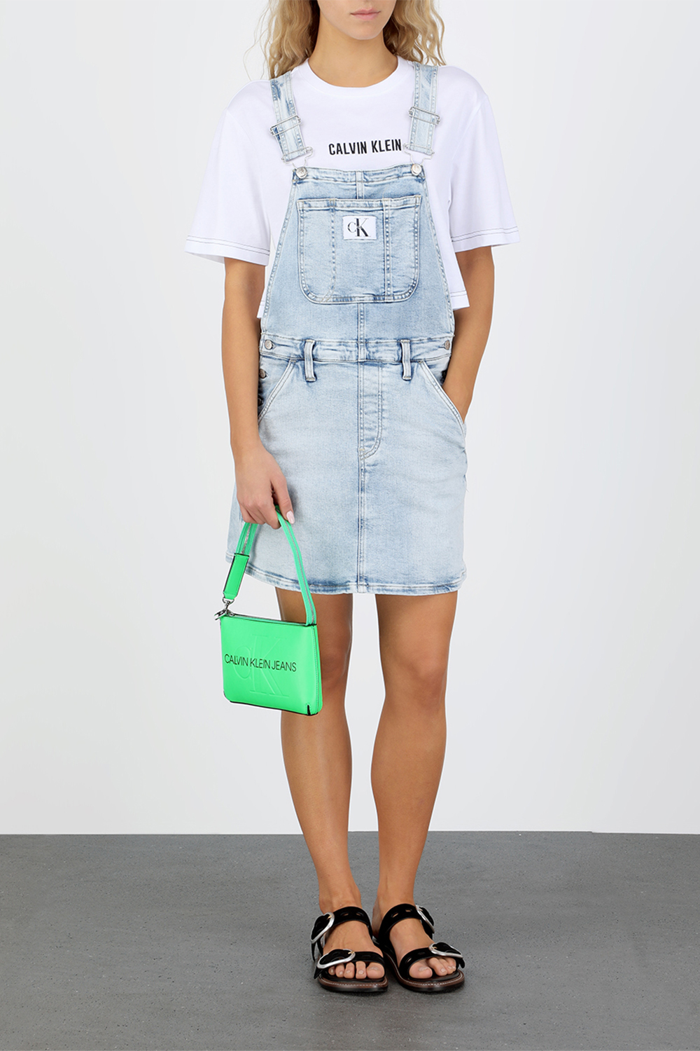 ck dungaree dress